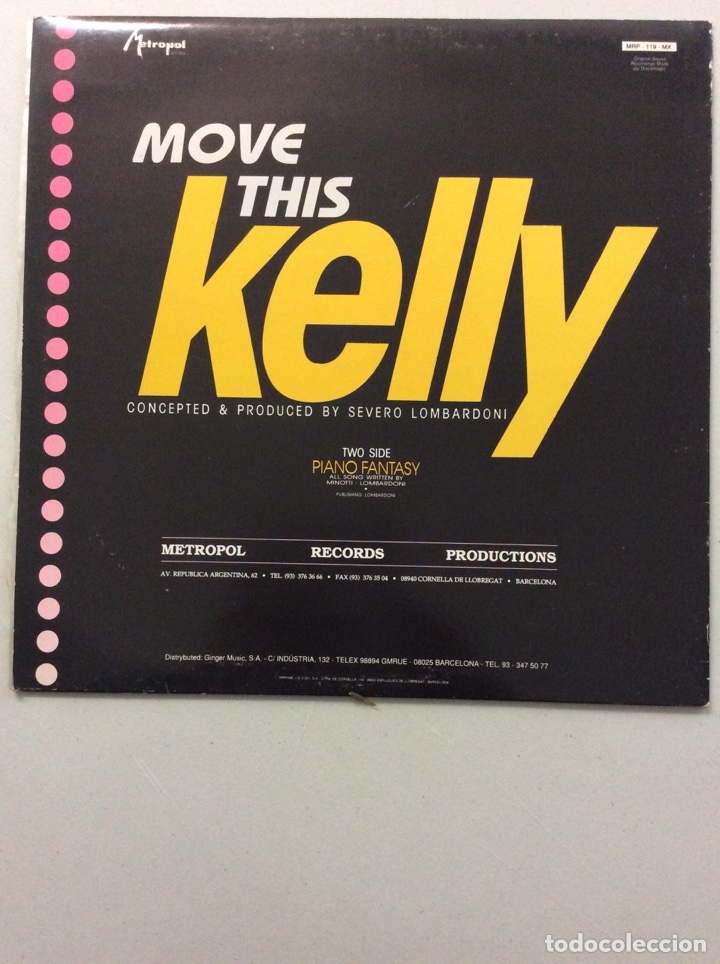 Discos de vinilo: Kelly. Move this. - Foto 2