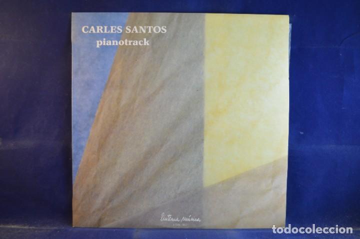 Discos de vinilo: CARLES SANTOS - PIANOTRACK - LP - Foto 1