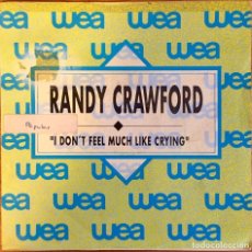 Discos de vinilo: RANDY CRAWFORD : I DON'T FELL MUCH LIKE CRYING [WEA - ESP 1989] 7”/PROMO. Lote 345719073