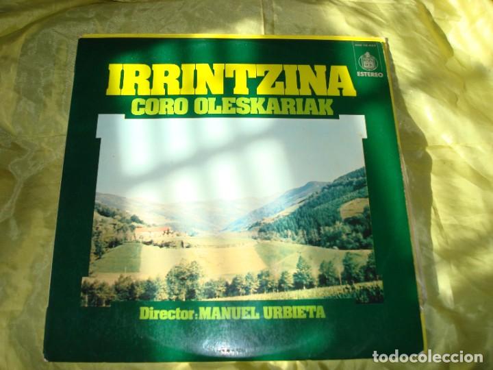Discos de vinilo: IRRINTZINA. CORO OLESKARIAK. HISPAVOX, 1972. CON INSERT(#) - Foto 1