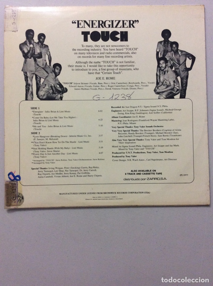 Discos de vinilo: Touch. Energizer. - Foto 2