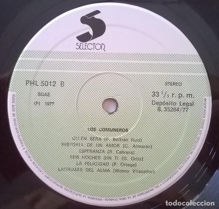 Discos de vinilo: Los Comuneros, Los Comuneros, Selector PHL 5012 - Foto 3