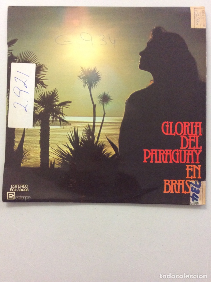 Discos de vinilo: Gloria del Paraguay. En Brasil. - Foto 1