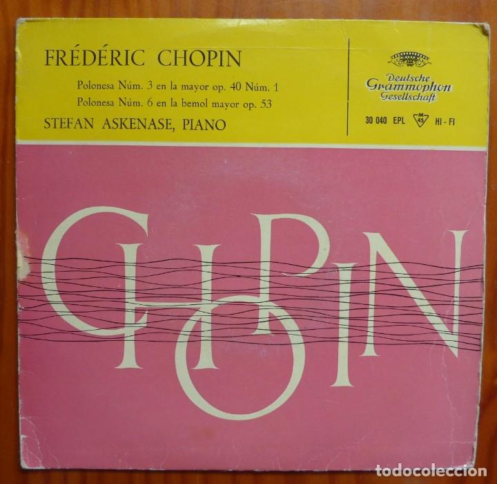 Discos de vinilo: STEFAN ASKENASE / CHOPIN / SINGLE - Foto 1