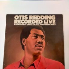 Discos de vinilo: RECORDED LIVE (PREVIOUSLY UNRELEASED PERFORMANCES). OTIS REDDING. ATLANTIC. 1982. Lote 345790648