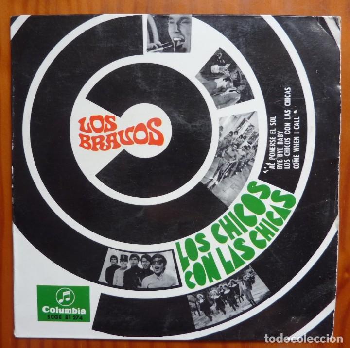 Discos de vinilo: LOS BRAVOS / AL PONERSE EL SOL+3 / 1967 / EP - Foto 1
