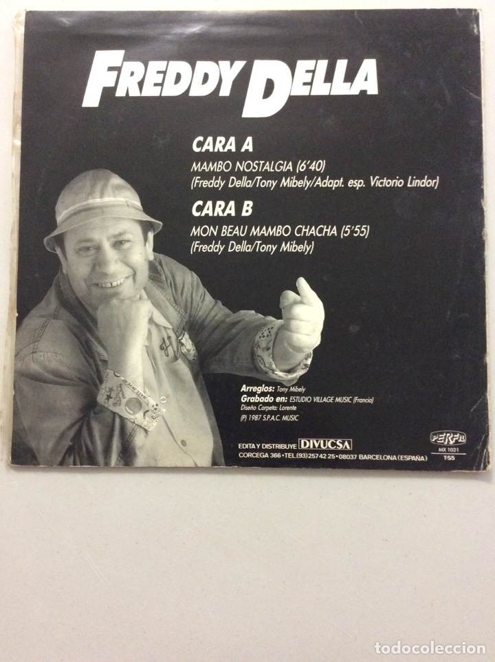Discos de vinilo: Freddy Della. Mambo nostalgia. - Foto 2