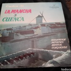 Discos de vinilo: VINILO, CANTOS DE LA MANCHA Y CUENCA. Lote 345838443