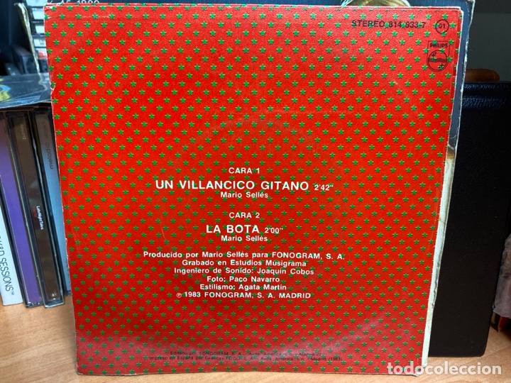 Discos de vinilo: May Y Los Duendecillos - Un Villancico Gitano (7&rdquo;, Single) - Foto 2