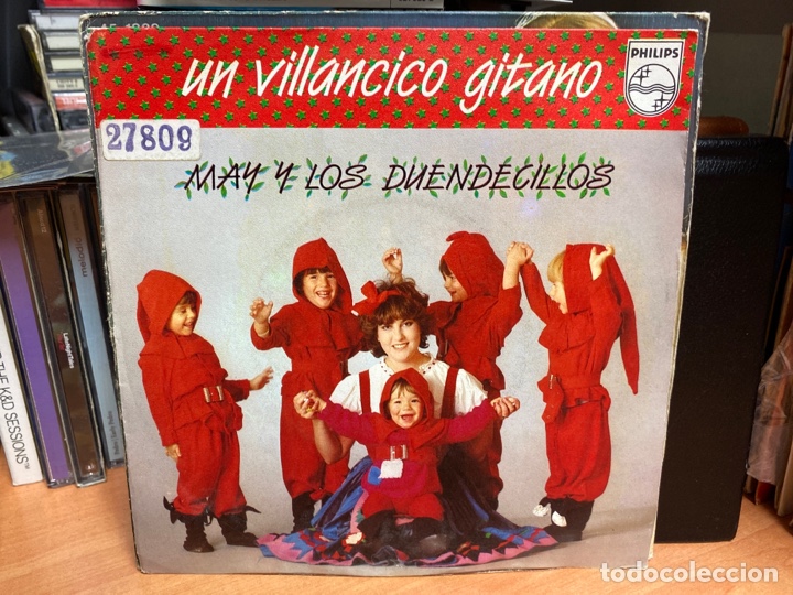 Discos de vinilo: May Y Los Duendecillos - Un Villancico Gitano (7&rdquo;, Single) - Foto 1