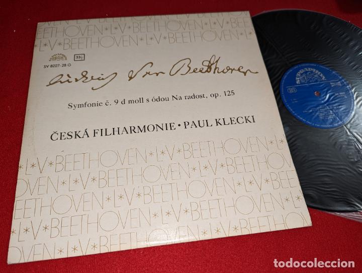 Discos de vinilo: CESKA FILHARMONIE Paul Klecki BEETHOVEN Symph. 9 lp 1975 Supraphon REP.CHECA