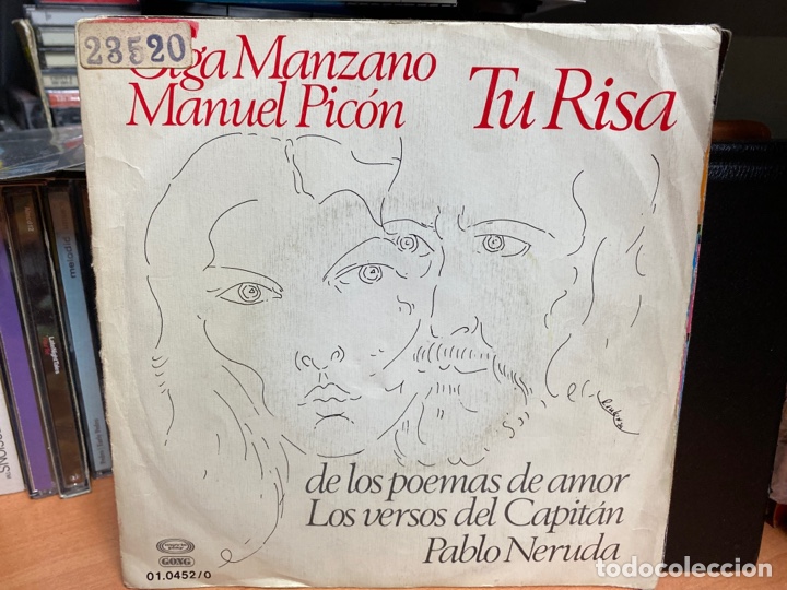 Discos de vinilo: Olga Manzano y Manuel Pic&oacute;n - Tu Risa (7&rdquo;, Single) 1979 - Foto 1