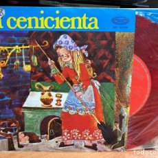 Disques de vinyle: LA CENICIENTA (7”, SINGLE) (VINILO ROJO) CUENTO INFANTIL. Lote 345892988