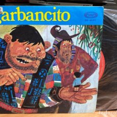 Disques de vinyle: GARBANCITO (7”, SINGLE) CUENTO INFANTIL (VINILO ROJO). Lote 345893823