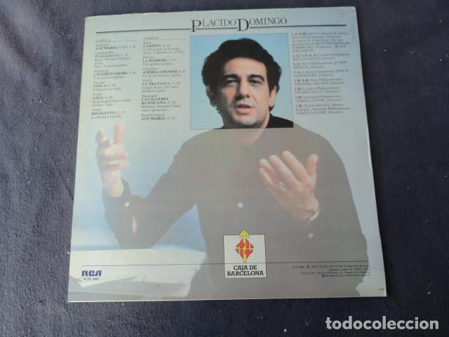 Discos de vinilo: DISCO - PLACIDO DOMINGO - . RCA. A&Ntilde;O 1982. - Foto 3