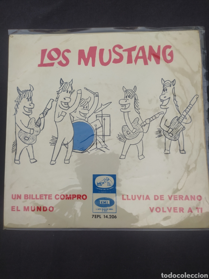 Discos de vinilo: EP Los Mustang - Foto 1