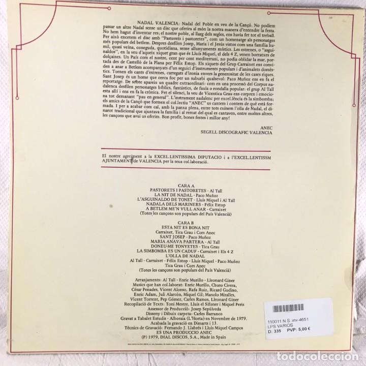 Discos de vinilo: Various &ndash; Nadal Valenci&agrave; - Vinyl, LP, Compilation - SPAIN - Foto 2