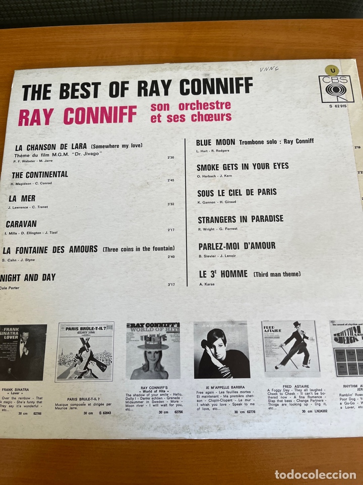 Discos de vinilo: Ray Conniff - The best of Ray Coniff - Foto 2