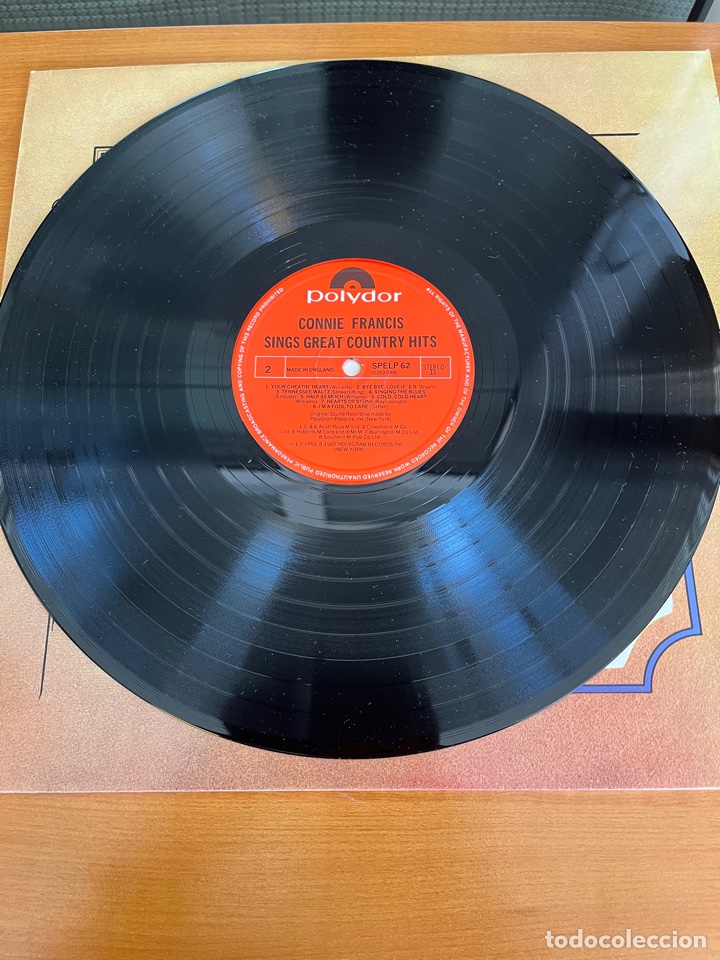 Discos de vinilo: Connie Francis - Great Country Hits - Foto 3
