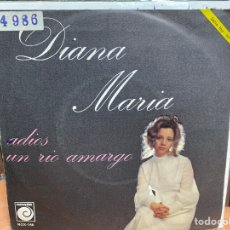 Discos de vinilo: DIANA MARIA - ADIOS / UN RIO AMARGO (7”, SINGLE, PROMO). Lote 345990458