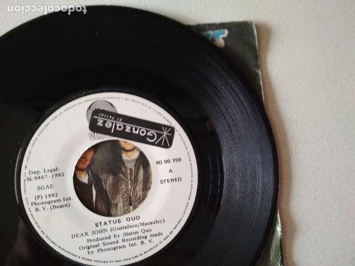 Discos de vinilo: status quo, dear john, 1982, ed espa&ntilde;ola vertigo - Foto 3