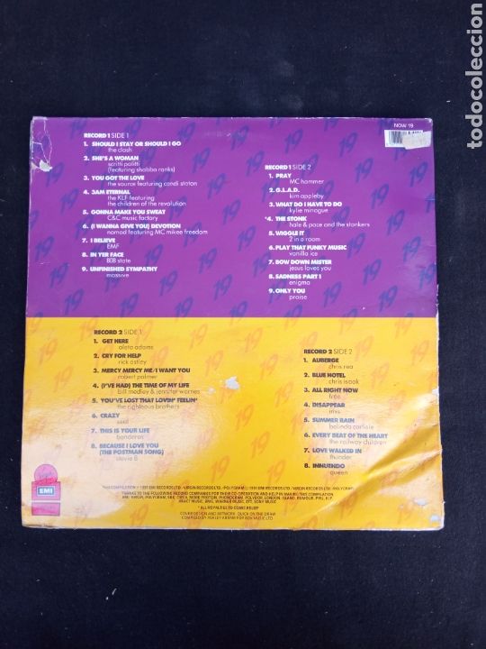 Discos de vinilo: NOW-34 TOP CHART HITS - Foto 2