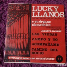 Discos de vinilo: LUCKY LLANOS – Y SU ORGANO ELECTRONICO, VINYL 7” EP 1966 SPAIN NUMBERED 011. Lote 346022663