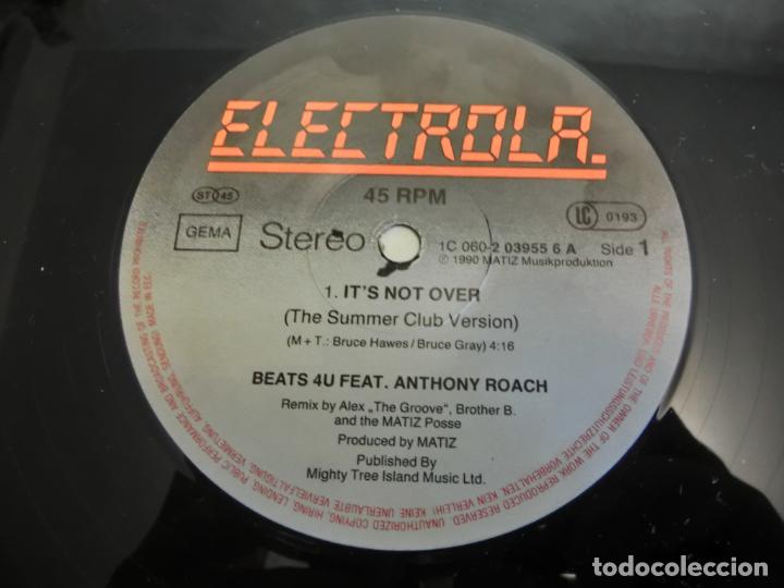 Discos de vinilo: 4U FEAT ANTONY ROACH - IT&acute;S NOT OVER - Foto 3
