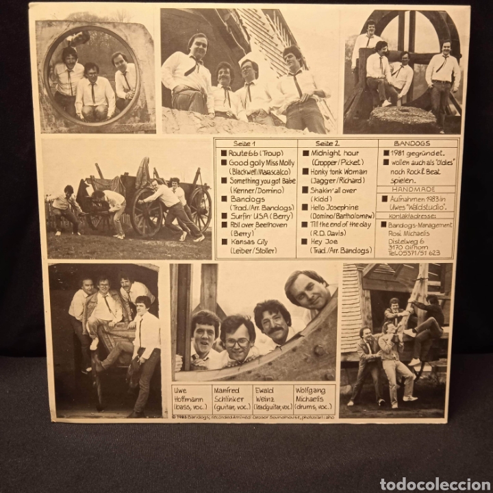 Discos de vinilo: HANDMADE - BANDOGS - 1983 LP VINILO 33RPM - Foto 2
