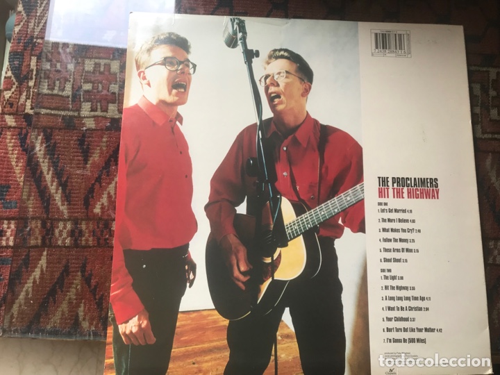 Discos de vinilo: The Proclaimers. Hit the highway - Foto 2