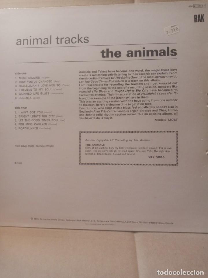 Discos de vinilo: THE ANIMALS - ANIMAL TRACKS. - Foto 3