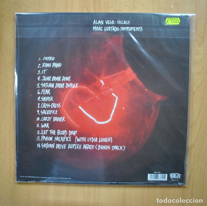 Discos de vinilo: MARC HURTADO / ALAN VEGA - SNIPER - LP - Foto 2