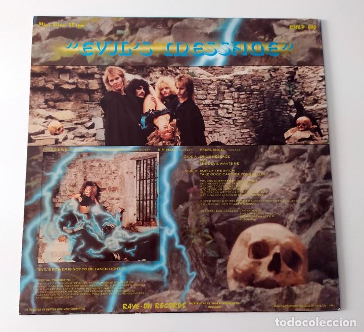 Discos de vinilo: LP EVIL - EVIL&acute;S MESSAGE - Foto 2
