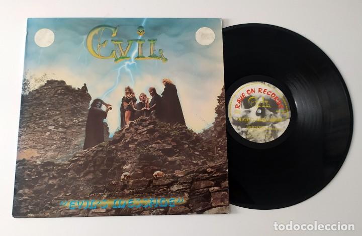 Discos de vinilo: LP EVIL - EVIL&acute;S MESSAGE - Foto 3