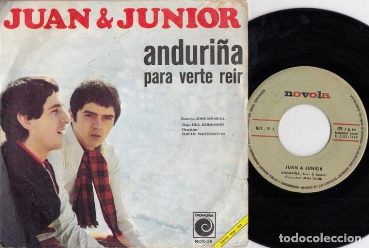 Discos de vinilo: JUAN Y JUNIOR - ANDURI&Ntilde;A - SINGLE DE VINILO - CS - 5 - Foto 1