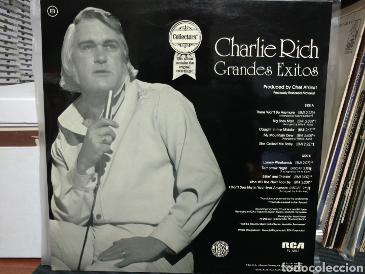 Discos de vinilo: Charlie Rich - Grandes Exitos (LP, Comp) - Foto 2