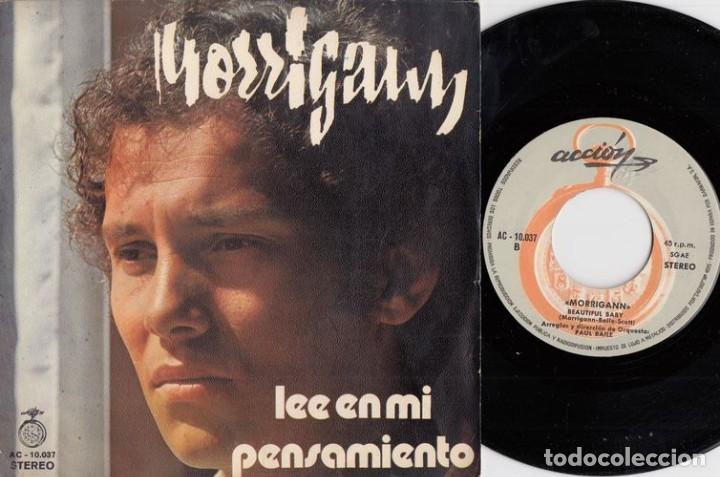 Discos de vinilo: MORRIGANN - LEE EN MI PENSAMIENTO - SINGLE DE VINILO - CS - 5 - Foto 1