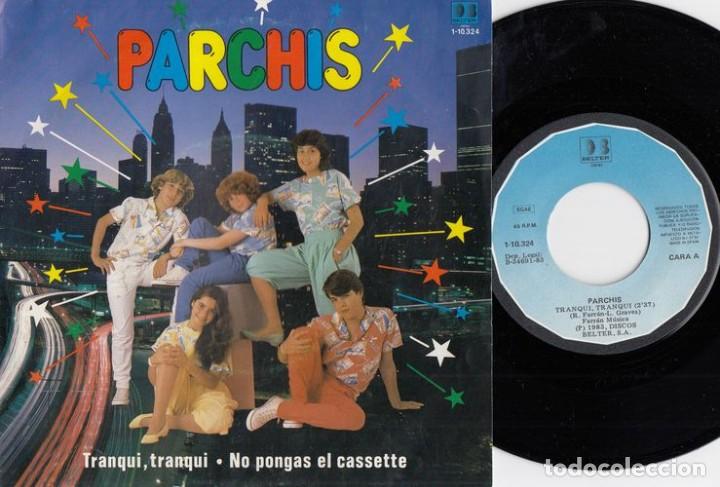 Discos de vinilo: PARCHIS - TRANQUI TRANQUI - SINGLE DE VINILO - CS - 64