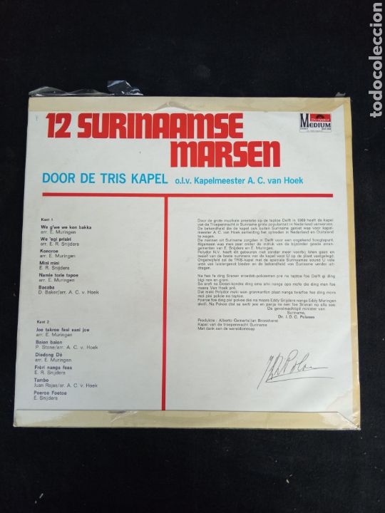 Discos de vinilo: 12 SURINAAMSE MARSEN - Foto 2
