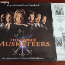 Discos de vinilo: MICHAEL KAMEN - THE THEREE MUSKETEERS - LP - 1993 - CON INSERTE. Lote 346200728