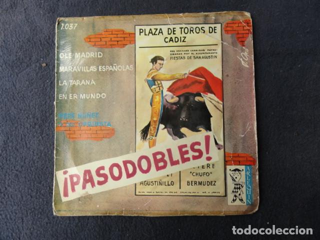 Discos de vinilo: DISCO - PASODOBLES - ARLEQUIN. A&Ntilde;O 1961. - Foto 1