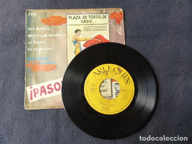 Discos de vinilo: DISCO - PASODOBLES - ARLEQUIN. A&Ntilde;O 1961. - Foto 2