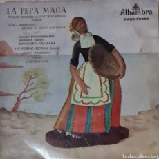 Discos de vinilo: EP - EMILIO VENDRELL Y CAYETANO RENOM - LA PEPA MACA 1958. Lote 346230633