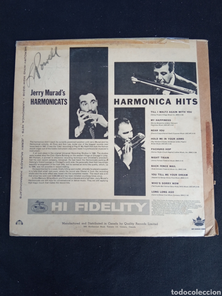 Discos de vinilo: ARMONICA HITS - Foto 2