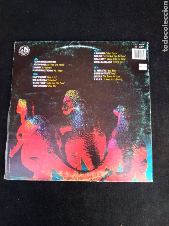 Discos de vinilo: TECNO DINOSAURIUS - Foto 2
