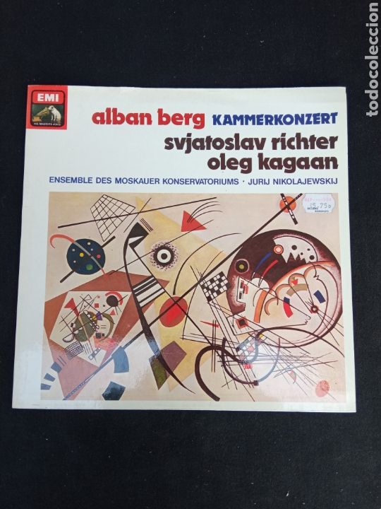 Discos de vinilo: ALBAN BERG KAMMERKONZERT - Foto 1