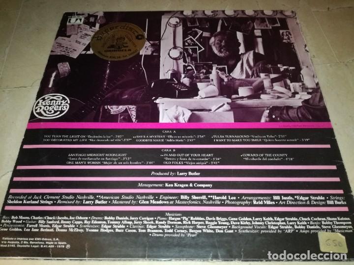 Discos de vinilo: KENNY ROGERS-ORIGINAL ESPA&Ntilde;OL 1979 - Foto 2