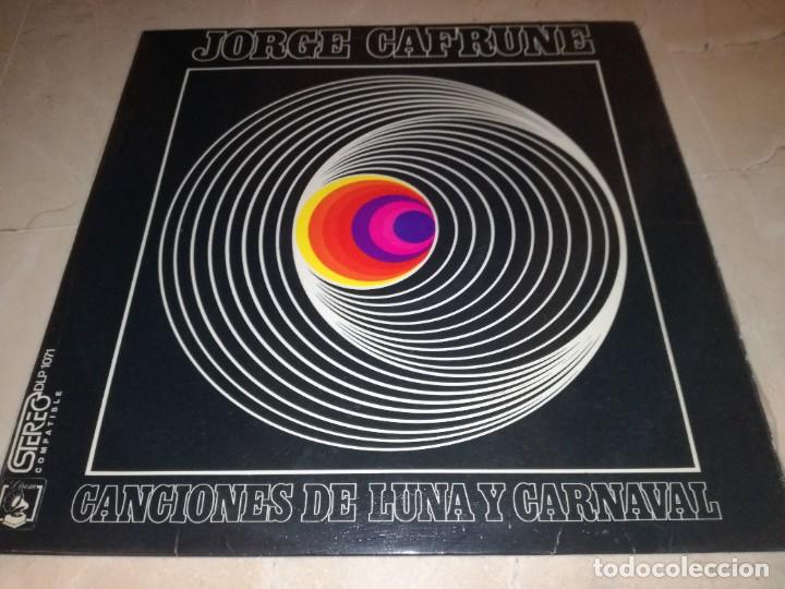 Vinyl records: JORGE CAFRUNE-CANCIONES DE LUNA Y CARNAVAL-ORIGINAL ESPA&Ntilde;OL 1973