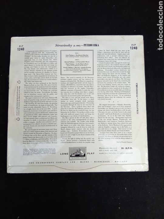 Discos de vinilo: STRAVINSKY. PETROUCHLIA - Foto 3