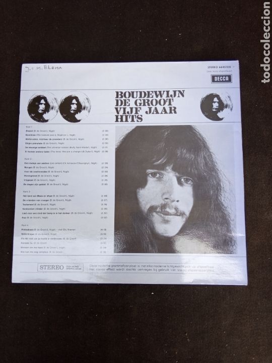 Discos de vinilo: BOUDEWIJN DE GROOT - Foto 2